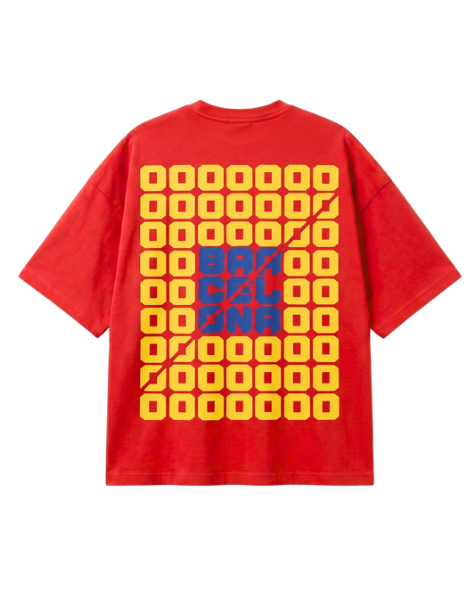 red | back flat