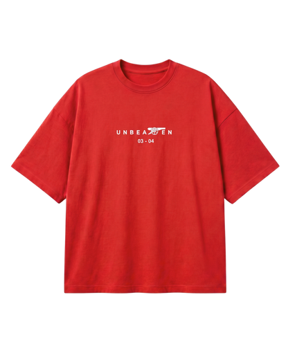 red | front flat lay