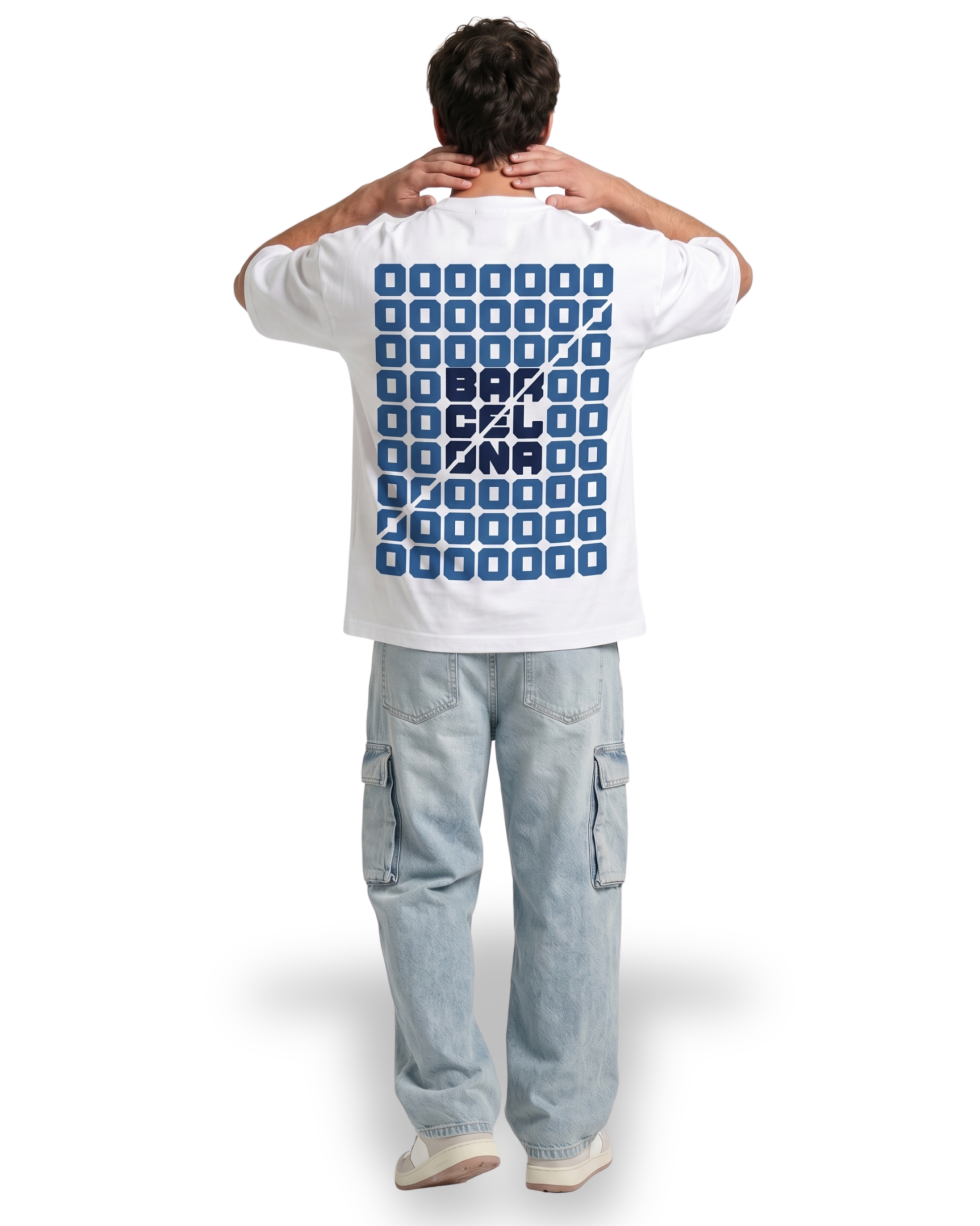 white | back boy