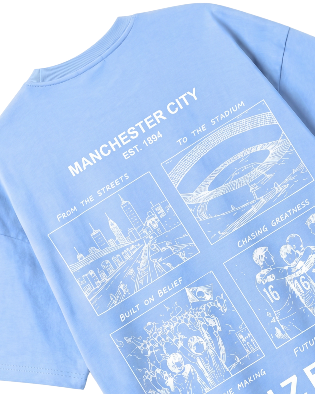 Citizens Pride in Blue Oversized T-Shirt