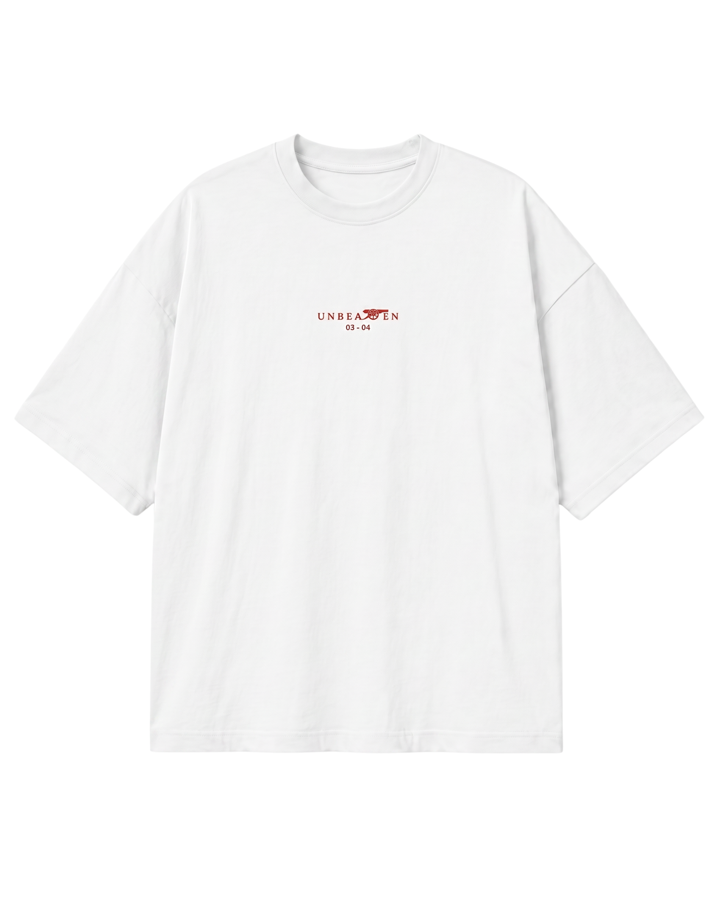 white | front flat lay