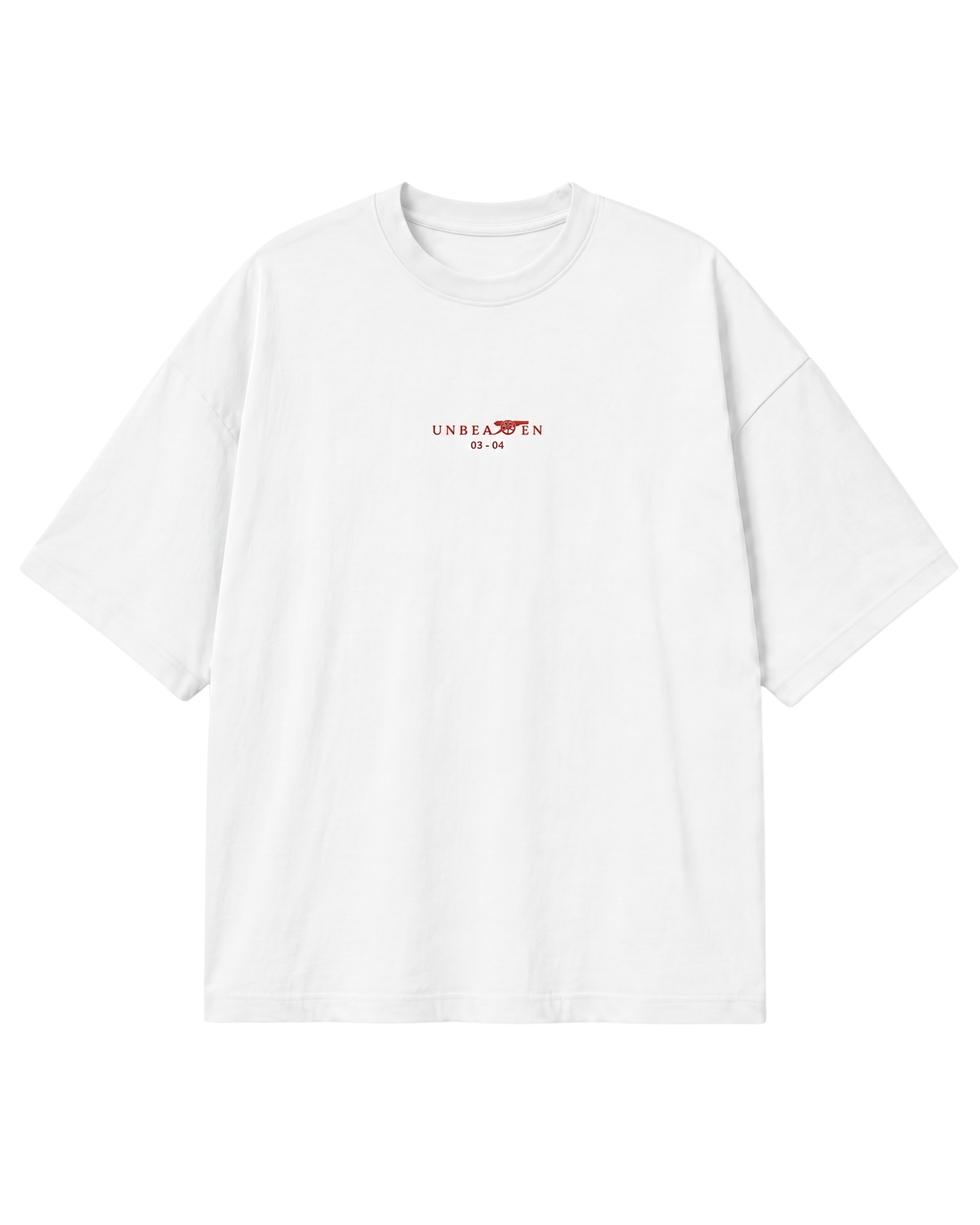 white | front flat lay