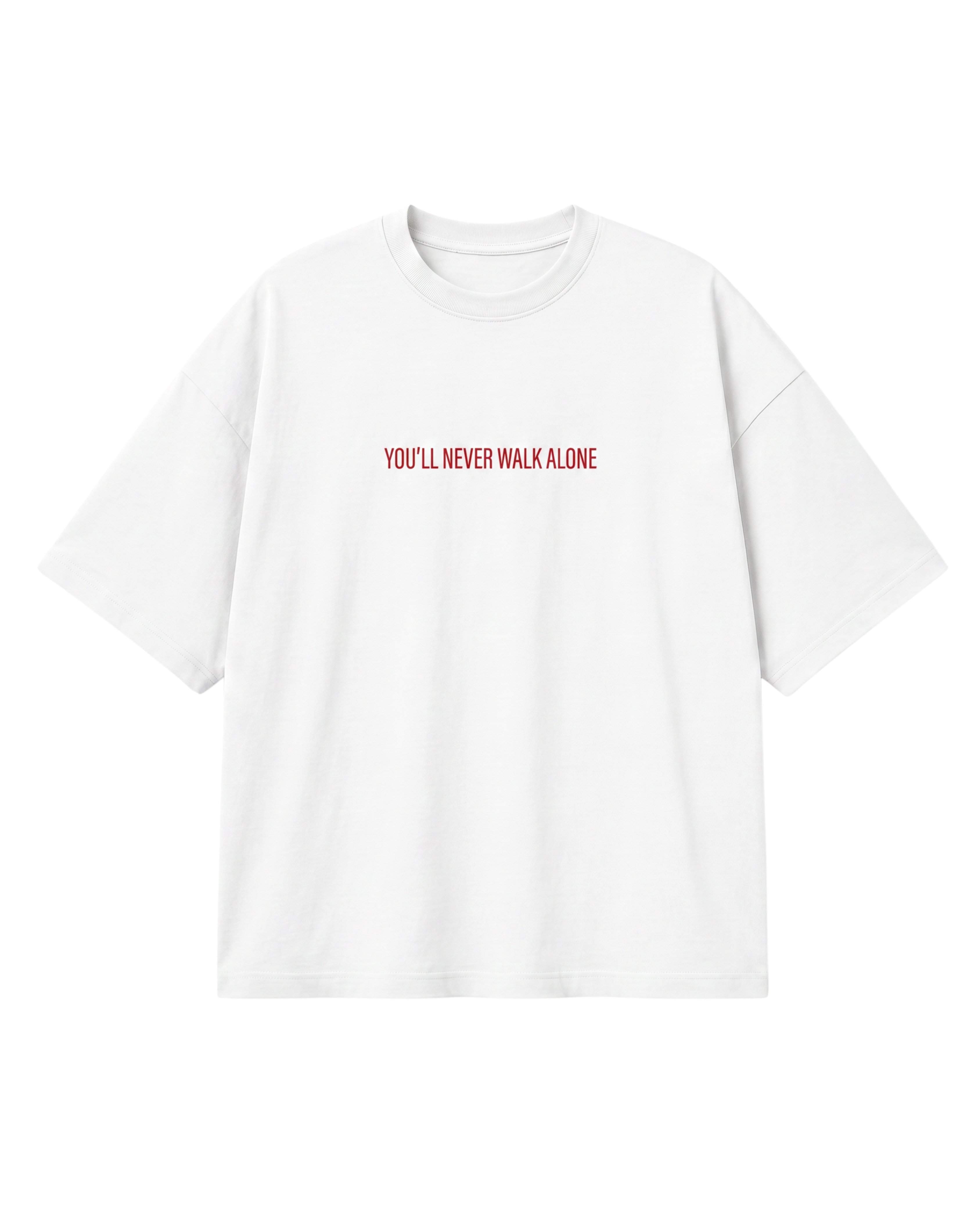 white | front flat lay