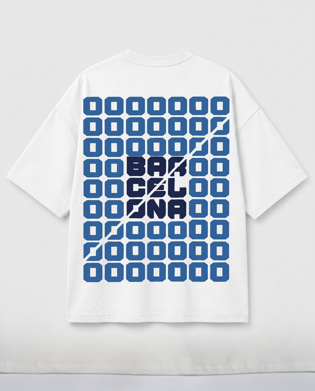 Catalonia City Blocks Oversized T-Shirt