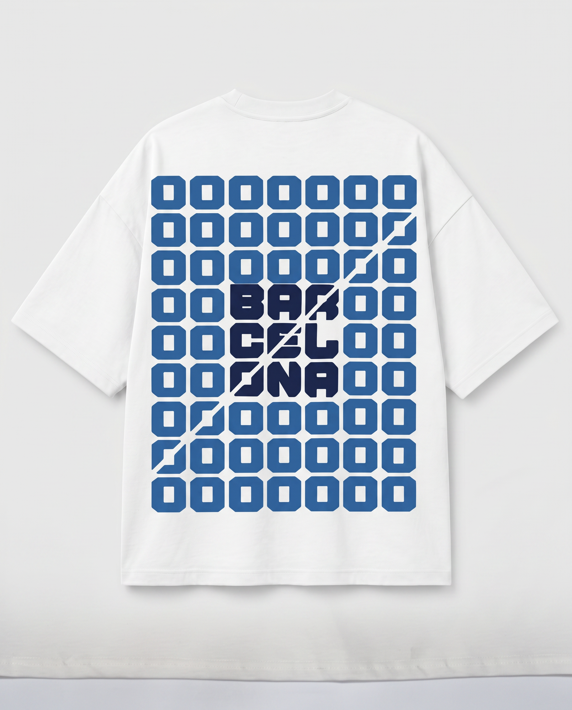 Catalonia City Blocks Oversized T-Shirt