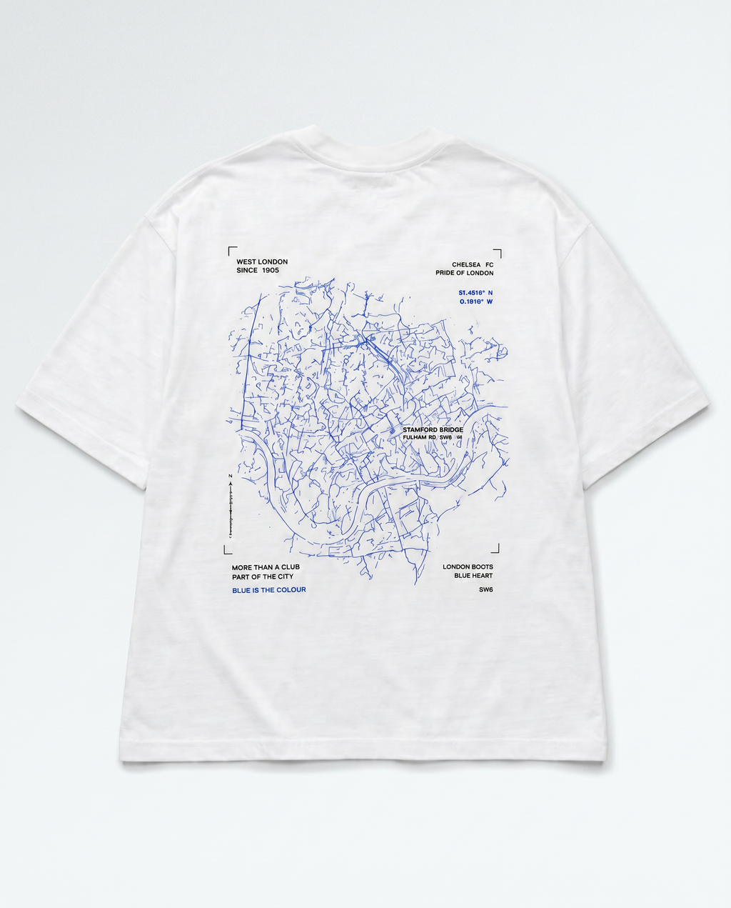 Blues of West London Oversized T-Shirt
