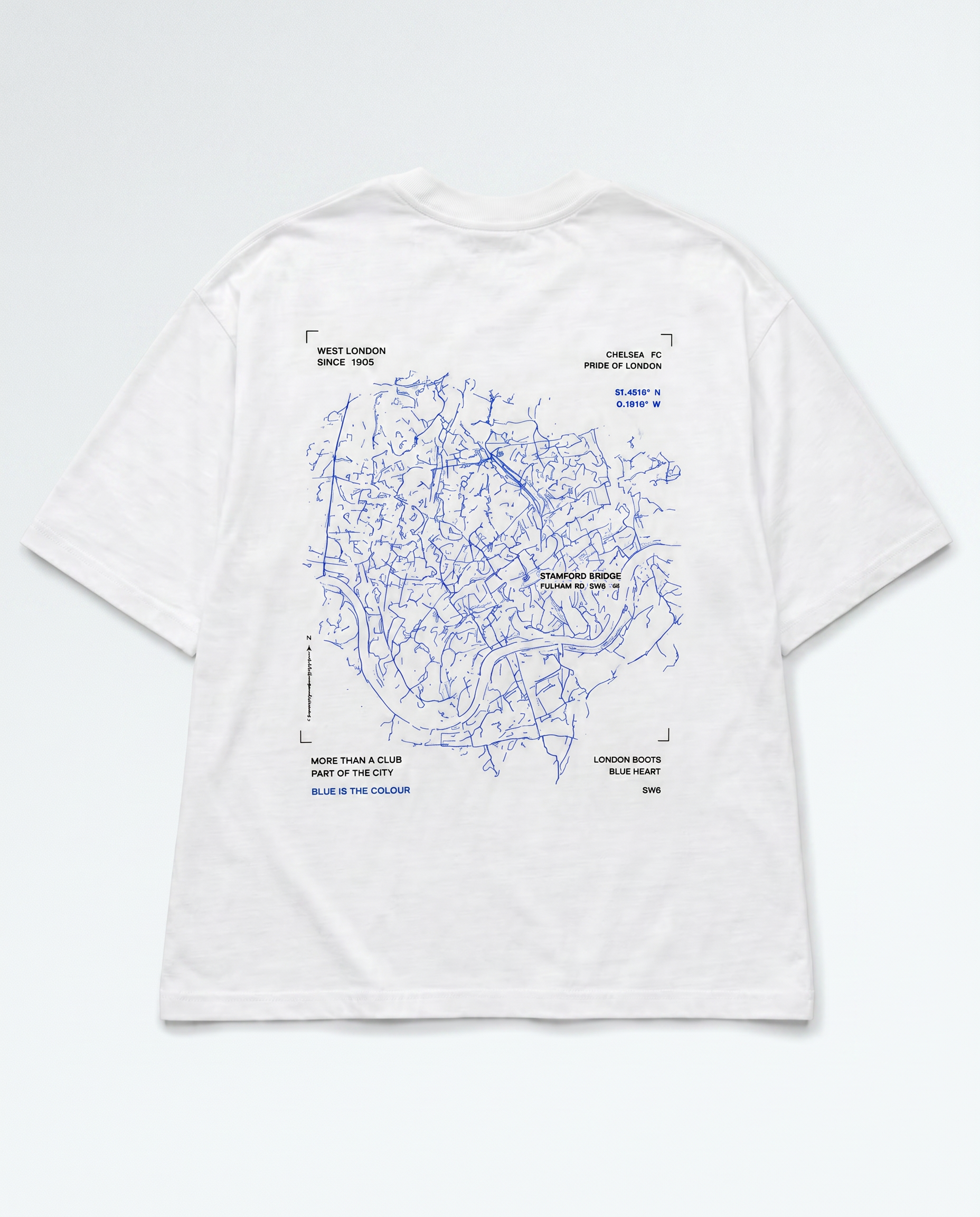 Blues of West London Oversized T-Shirt