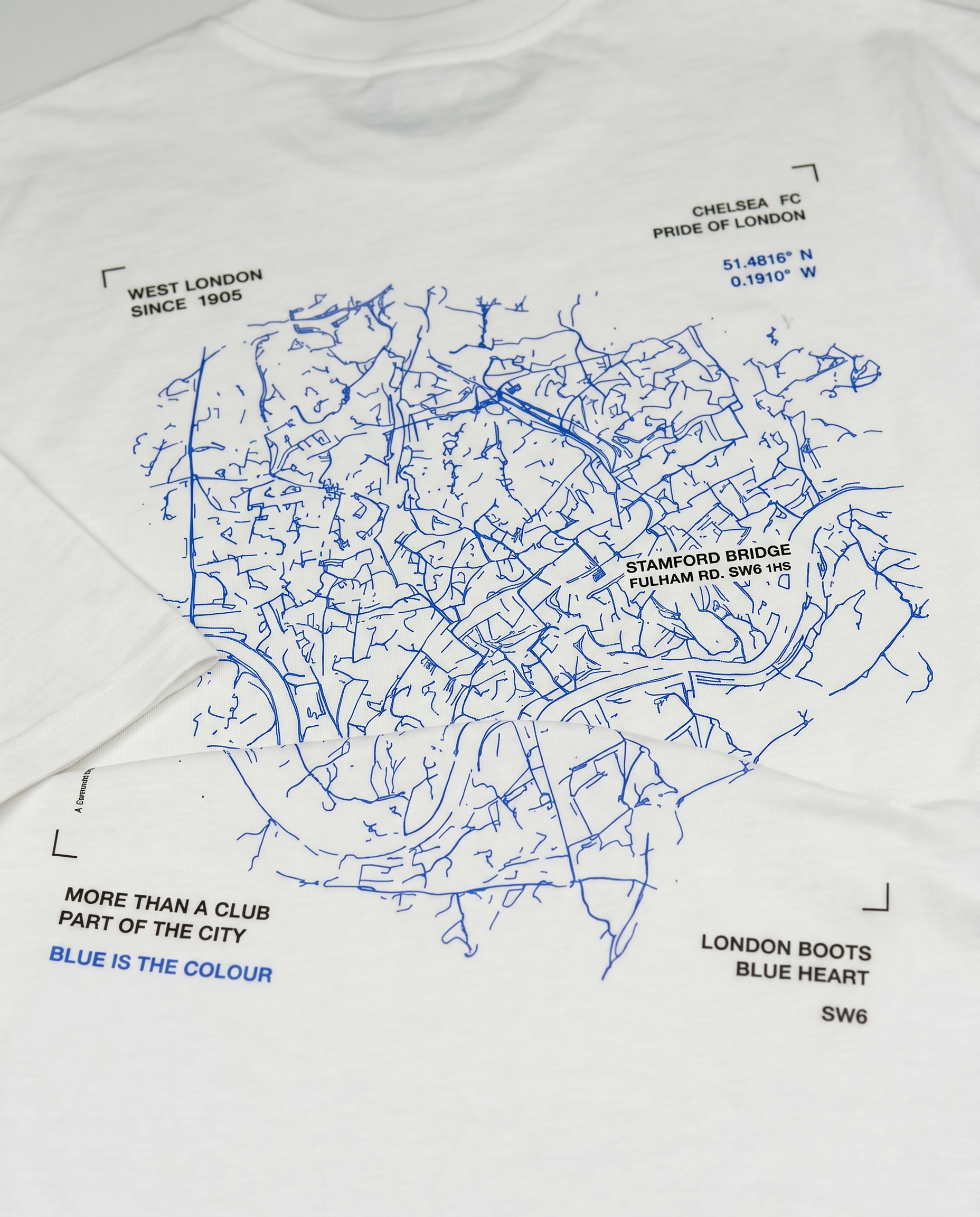 Blues of West London Oversized T-Shirt